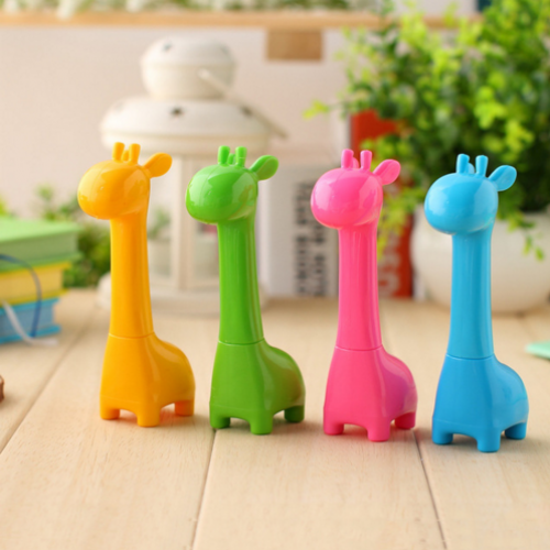 Pens for Office, Pen - Four Colors Cute Animal Giraffe Ballpoint