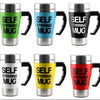 Tea Coffee Cup Office Home  - Stainless Lazy Self Stirring Mug Auto Mixing